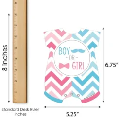 Big Dot Of Happiness Chevron Gender Reveal - Picture Bingo Cards And Markers - Gender Reveal Party Baby Shower Shaped Bingo Game - Set Of 18 -Party Planers Store GUEST 00292e09 bf07 415c 9ec2 d4e17c7a6847