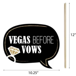 Big Dot Of Happiness Vegas Before Vows - Las Vegas Bridal Shower Or Bachelorette Party Photo Booth Props Kit - 20 Count -Party Planers Store GUEST 00792fa1 c11c 487d ae79 80c03d3dbbb9
