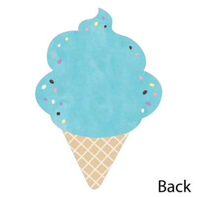 Big Dot Of Happiness Scoop Up The Fun - Ice Cream - Shaped Thank You Cards - Sprinkles Party Thank You Note Cards With Envelopes - Set Of 12 5 Big Dot Of Happiness Scoop Up The Fun - Ice Cream - Shaped Thank You Cards - Sprinkles Party Thank You Note Cards With Envelopes - Set Of 12 - Image 3