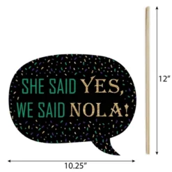 Big Dot Of Happiness Funny Nola Bride Squad - New Orleans Bachelorette Party Photo Booth Props Kit - 10 Piece 8 Big Dot Of Happiness Funny Nola Bride Squad - New Orleans Bachelorette Party Photo Booth Props Kit - 10 Piece -Party Planers Store GUEST 00ef4f39 d826 4ecc 94f2 1641a450ebba