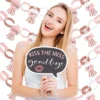 Big Dot Of Happiness Bride Squad - Banner And Photo Booth Decorations - Rose Gold Bridal Shower Or Bachelorette Party Supplies Kit - Doterrific Bundle -Party Planers Store GUEST 0110746c 7027 4974 b370 73369ff3188e