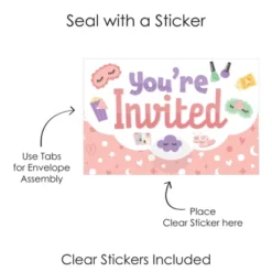 Big Dot Of Happiness Pajama Slumber Party - Fill-In Cards - Girls Sleepover Birthday Party Fold And Send Invitations - Set Of 8 11 Big Dot Of Happiness Pajama Slumber Party - Fill-In Cards - Girls Sleepover Birthday Party Fold And Send Invitations - Set Of 8 -Party Planers Store GUEST 01142d3e 9617 41f9 88f7 1b2c2dd3db54