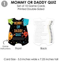 Big Dot Of Happiness Monster Bash - 4 Little Monster Baby Shower Games - 10 Cards Each - Gamerific Bundle -Party Planers Store GUEST 0147d5dd fea4 4b55 a771 4188efe8ef6f
