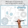 Big Dot Of Happiness Winter Wonderland - Paper Snowflake Holiday Party And Winter Wedding Coloring Sheets - Activity Placemats - Set Of 16 -Party Planers Store GUEST 02093b47 fad1 4ee4 a94a 8197b11c0817