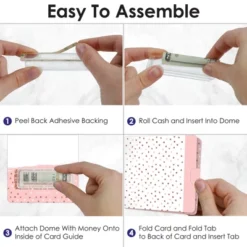 Big Dot Of Happiness Pink Rose Gold Birthday - DIY Assorted Happy Birthday Cash Holder Gift - Funny Money Cards - Set Of 6 -Party Planers Store GUEST 02da0baa 0e9d 41b7 9e70 958d0e5aa3e4