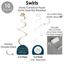 Big Dot Of Happiness Twinkle Twinkle Little Star - Baby Shower Or Birthday Party Supplies Decoration Kit - Decor Galore Party Pack - 51 Pieces -Party Planers Store GUEST 03fec565 e7e5 4787 b50d 7caa5cf09091