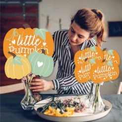 Big Dot Of Happiness Little Pumpkin - Fall Birthday Party Or Baby Shower Centerpiece Sticks - Showstopper Table Toppers - 35 Pieces -Party Planers Store GUEST 04ba73d4 8111 483f 8f87 ab14e287853a