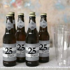 Big Dot Of Happiness We Still Do - 25th Wedding Anniversary Decorations For Women And Men - 6 Beer Bottle Label Stickers And 1 Carrier -Party Planers Store GUEST 053e5332 08e5 4e08 97a5 f43346c3fb1a