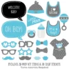 Big Dot Of Happiness Baby Boy - Baby Shower Photo Booth Props Kit - 20 Count