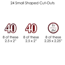 Big Dot Of Happiness We Still Do - 40th Wedding Anniversary - Anniversary Party DIY Decorations - Clothespin Garland Banner - 44 Pieces -Party Planers Store GUEST 058cc8c4 8ebe 4866 82a2 6256c79e9dbb