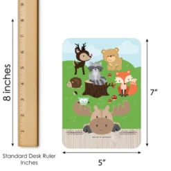 Big Dot Of Happiness Woodland Creatures - Picture Bingo Cards And Markers - Birthday Party Bingo Game - Set Of 18 -Party Planers Store GUEST 05f8093a 74fe 410e acc1 dd22087fcf05