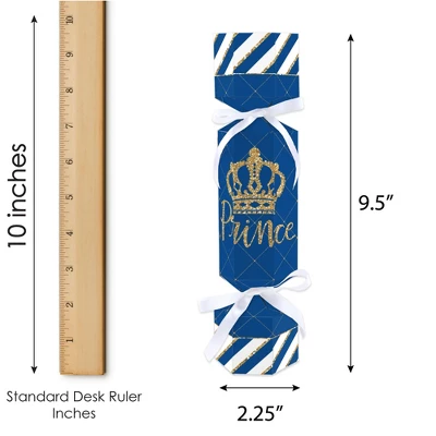 Big Dot Of Happiness Royal Prince Charming - No Snap Baby Shower Or Birthday Party Table Favors - DIY Cracker Boxes - Set Of 12 8 Big Dot Of Happiness Royal Prince Charming - No Snap Baby Shower Or Birthday Party Table Favors - DIY Cracker Boxes - Set Of 12 - Image 6