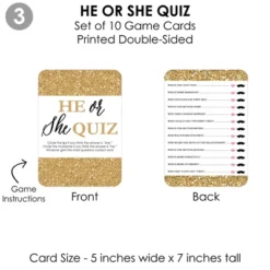 Big Dot Of Happiness We Still Do - 50th Wedding Anniversary - 4 Anniversary Party Games - 10 Cards Each - Gamerific Bundle 12 Big Dot Of Happiness We Still Do - 50th Wedding Anniversary - 4 Anniversary Party Games - 10 Cards Each - Gamerific Bundle -Party Planers Store GUEST 065667f0 5607 4d51 9c5f 452129473f7a