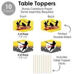 Big Dot Of Happiness Grand Slam - Fastpitch Softball - Birthday Party Or Baby Shower Supplies Decoration Kit - Decor Galore Party Pack - 51 Pieces -Party Planers Store GUEST 069c23a4 1fa7 4609 ac4f a66c02a5ff5c