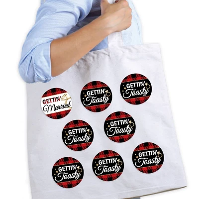 Big Dot Of Happiness Flannel Fling Before The Ring - 3 Inch Buffalo Plaid Bachelorette Party Badge - Pinback Buttons - Set Of 8 3 Big Dot Of Happiness Flannel Fling Before The Ring - 3 Inch Buffalo Plaid Bachelorette Party Badge - Pinback Buttons - Set Of 8