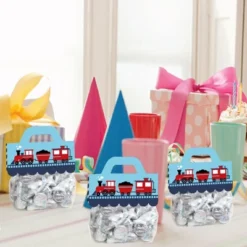 Big Dot Of Happiness Railroad Party Crossing DIY Steam Train Birthday Party Or Baby Shower Clear Goodie Favor Bag Labels Candy Bags With Toppers 24 Ct -Party Planers Store GUEST 071a1784 02db 4548 a998 a26f61ff30fb