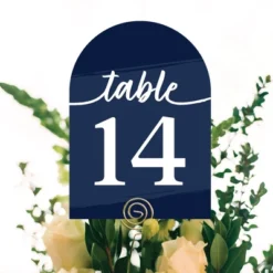 Big Dot Of Happiness Navy Blue Elegantly Simple - Wedding Receptions, Parties Or Events Double-Sided 5 X 7 Inches Cards - Table Numbers - 1-20 -Party Planers Store GUEST 07fc5fef d112 4ac1 9f3f d84f4ebf26e7