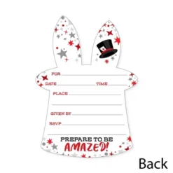 Big Dot Of Happiness Ta-Da, Magic Show - Shaped Fill-In Invitations - Magical Birthday Party Invitation Cards With Envelopes - Set Of 12 9 Big Dot Of Happiness Ta-Da, Magic Show - Shaped Fill-In Invitations - Magical Birthday Party Invitation Cards With Envelopes - Set Of 12 -Party Planers Store GUEST 08c1f39d 44ce 495e a90f 51327d49205b