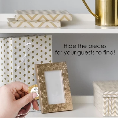 Big Dot Of Happiness We Still Do - 50th Wedding Anniversary - Anniversary Party Scavenger Hunt - 1 Stand And 48 Game Pieces - Hide And Find Game 4 Big Dot Of Happiness We Still Do - 50th Wedding Anniversary - Anniversary Party Scavenger Hunt - 1 Stand And 48 Game Pieces - Hide And Find Game - Image 2