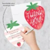 Big Dot Of Happiness Berry Sweet Strawberry - Shaped Thank You Cards - Themed Birthday Party Or Baby Shower Thank You Note Cards With Envelopes 12 Ct -Party Planers Store GUEST 0ae52d9c 764e 46f1 b0ec ce89513f242e