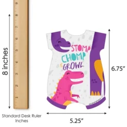 Big Dot Of Happiness Roar Dinosaur Girl - Picture Bingo Cards And Markers - Dino Mite Trex Baby Shower Shaped Bingo Game - Set Of 18 -Party Planers Store GUEST 0b08fdc2 fd26 4db5 86f0 500cdd7118df