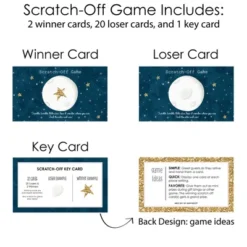 Big Dot Of Happiness Twinkle Twinkle Little Star - Baby Shower Or Birthday Party Game Scratch Off Cards - 22 Count -Party Planers Store GUEST 0bec16ec 09f9 49e1 819d 2565a35a2073