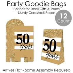 Big Dot Of Happiness We Still Do - 50th Wedding Anniversary - Anniversary Gift Favor Bags - Party Goodie Boxes - Set Of 12 -Party Planers Store GUEST 0cd45777 d928 47ab bc35 f6b8c24b2475