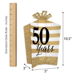 Big Dot Of Happiness We Still Do - 50th Wedding Anniversary - Anniversary Party Decor And Confetti - Terrific Table Centerpiece Kit - Set Of 30 -Party Planers Store GUEST 0d02aa4f 5b84 44c5 862d a541baa24338