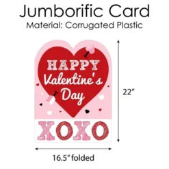 Big Dot Of Happiness Conversation Hearts - Kids Valentine's Day Giant Greeting Card - Big Shaped Jumborific Card -Party Planers Store GUEST 0d062947 b597 4ba6 abd4 edddc269b8d0