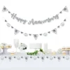 Big Dot Of Happiness We Still Do - 25th Wedding Anniversary - Party Letter Banner Decoration - 36 Banner Cutouts And Happy Anniversary Banner Letters -Party Planers Store GUEST 0d79b24e 6924 435e 9887 8f95a031e008