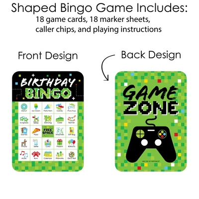Big Dot Of Happiness Game Zone - Picture Bingo Cards And Markers - Pixel Video Game Party Or Birthday Party Bingo Game - Set Of 18 4 Big Dot Of Happiness Game Zone - Picture Bingo Cards And Markers - Pixel Video Game Party Or Birthday Party Bingo Game - Set Of 18 - Image 2