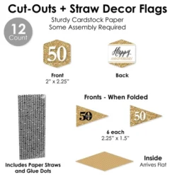 Big Dot Of Happiness We Still Do - 50th Wedding Anniversary - DIY Anniversary Party Love Is Sweet Signs - Snack Bar Decorations Kit - 50 Pieces -Party Planers Store GUEST 0f6545d2 4376 482b 929b 3d1bef1f9a2f