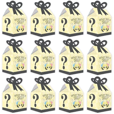 Big Dot Of Happiness What Will It BEE? - Square Favor Gift Boxes - Gender Reveal Party Bow Boxes - Set Of 12 5 Big Dot Of Happiness What Will It BEE? - Square Favor Gift Boxes - Gender Reveal Party Bow Boxes - Set Of 12 - Image 3