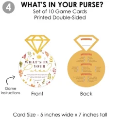 Big Dot Of Happiness Fall Foliage Bride - 4 Autumn Leaves Bridal Shower Games - 10 Cards Each - Gamerific Bundle -Party Planers Store GUEST 109d283a 5d92 4159 ad8f 0b77384ba3c9