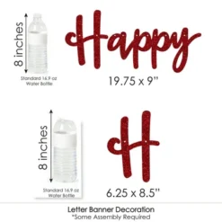 Big Dot Of Happiness We Still Do - 40th Wedding Anniversary - Party Letter Banner Decoration - 36 Banner Cutouts And Happy Anniversary Banner Letters 10 Big Dot Of Happiness We Still Do - 40th Wedding Anniversary - Party Letter Banner Decoration - 36 Banner Cutouts And Happy Anniversary Banner Letters -Party Planers Store GUEST 111070c5 af3a 4bc3 99ad 948ebb01bae5