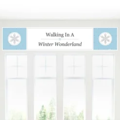 Big Dot Of Happiness Winter Wonderland - Snowflake Holiday Party And Winter Wedding Decorations Party Banner -Party Planers Store GUEST 11225e53 0f16 42a9 8781 eb19894af469