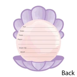 Big Dot Of Happiness Let's Be Mermaids - Shaped Fill-in Invitations - Baby Shower Or Birthday Party Invitation Cards With Envelopes - Set Of 12 -Party Planers Store GUEST 113ae8fb 36ae 49cd 81e6 fc1545f92afe