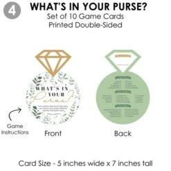 Big Dot Of Happiness Boho Botanical Bride - 4 Games - Who Knows The Bride Best, Bride Or Groom Quiz, What’s In Your Purse And Love - Gamerific Bundle -Party Planers Store GUEST 11ef17d5 c955 43d7 8475 609b8c30075d