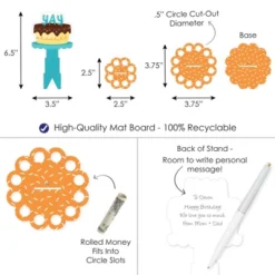 Big Dot Of Happiness Colorful Happy Birthday - DIY Birthday Party Money Holder Gift - Cash Cake -Party Planers Store GUEST 1207fd1a 3b97 49f2 a917 d6315f7a8d06