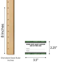 Big Dot Of Happiness End Zone - Football - How Many Candies Baby Shower Or Birthday Party Game - 1 Stand And 40 Cards - Candy Guessing Game -Party Planers Store GUEST 125d733b 6c28 44bf a34b 9345d961811d