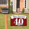 Big Dot Of Happiness We Still Do - 40th Wedding Anniversary - Anniversary Party Yard Sign Lawn Decorations-Happy Anniversary 40 Years Party Yardy Sign -Party Planers Store GUEST 12c7454e ede8 4b5b 85d9 b37f039fd9ad