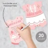 Big Dot Of Happiness Tutu Cute Ballerina - Baby Bodysuit Wish Card Ballet Baby Shower Activities - Shaped Advice Cards Game - Set Of 20 -Party Planers Store GUEST 13b091c1 4aed 4fa4 a7b4 232e51fafea4