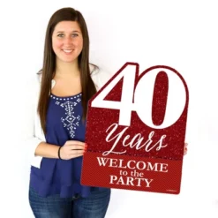 Big Dot Of Happiness We Still Do - 40th Wedding Anniversary - Party Decorations - Anniversary Party Welcome Yard Sign -Party Planers Store GUEST 13bcf933 cbc7 4dac 90d8 de907aaa6369
