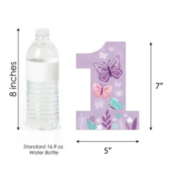 Big Dot Of Happiness 1st Birthday Beautiful Butterfly - One Shaped Decorations DIY Floral First Birthday Party Essentials - Set Of 20 -Party Planers Store GUEST 13e1763f e654 40dd a886 90c8e76ae6c0