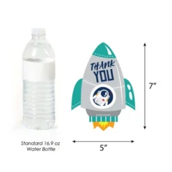 Big Dot Of Happiness Blast Off To Outer Space - Shaped Thank You Cards - Rocket Ship Baby Shower Birthday Party Thank You Cards & Envelopes -Set Of 12 -Party Planers Store GUEST 13e3e2fc ed4a 431b 8184 ee4733c6a7d3