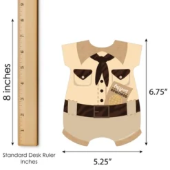 Big Dot Of Happiness Wild Safari - Picture Bingo Cards And Markers - African Jungle Adventure Baby Shower Shaped Bingo Game - Set Of 18 -Party Planers Store GUEST 13ece7c7 994f 47a3 bfa4 cafb04b6c417