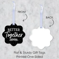 Big Dot Of Happiness Mr. And Mrs. - Assorted Hanging Black And White Wedding Or Bridal Shower Favor Tags - Gift Tag Toppers - Set Of 12 12 Big Dot Of Happiness Mr. And Mrs. - Assorted Hanging Black And White Wedding Or Bridal Shower Favor Tags - Gift Tag Toppers - Set Of 12 -Party Planers Store GUEST 159d0461 a063 4fcf bbbc b3412028a279