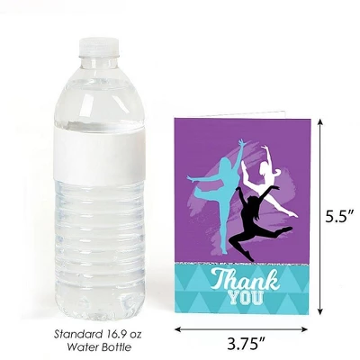 Big Dot Of Happiness Must Dance To The Beat - Dance - Party Thank You Cards (8 Count) 4 Big Dot Of Happiness Must Dance To The Beat - Dance - Party Thank You Cards (8 Count) - Image 2