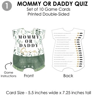 Big Dot Of Happiness Boho Botanical Baby - 4 Greenery Baby Shower Games - 10 Cards Each - Gamerific Bundle 5 Big Dot Of Happiness Boho Botanical Baby - 4 Greenery Baby Shower Games - 10 Cards Each - Gamerific Bundle - Image 3