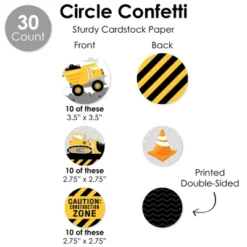 Big Dot Of Happiness Dig It - Construction Party Zone - Baby Shower Or Birthday Party Supplies Decoration Kit - Decor Galore Party Pack - 51 Pieces -Party Planers Store GUEST 17152cd6 8ac1 40e4 85f5 0e2d5abb32a3